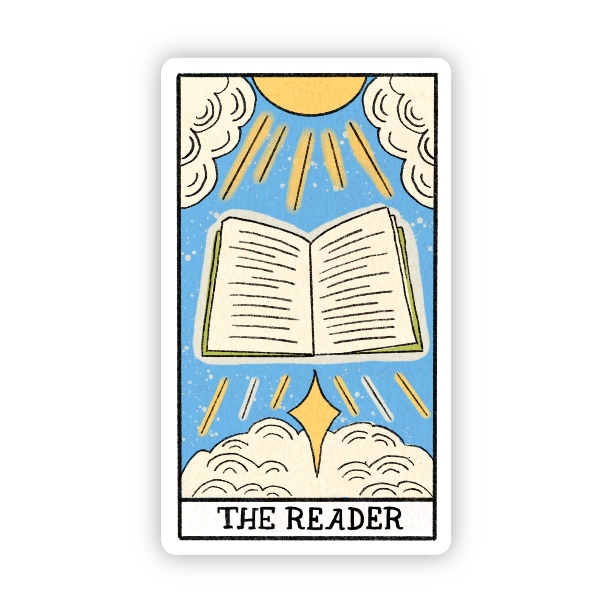  The Reader Tarot Card Sticker、mySite、elrpsem3k