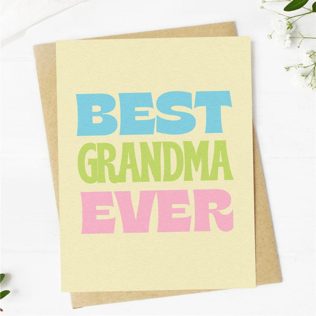  Best Grandma Ever Greeting Card、mySite、ghnorth
