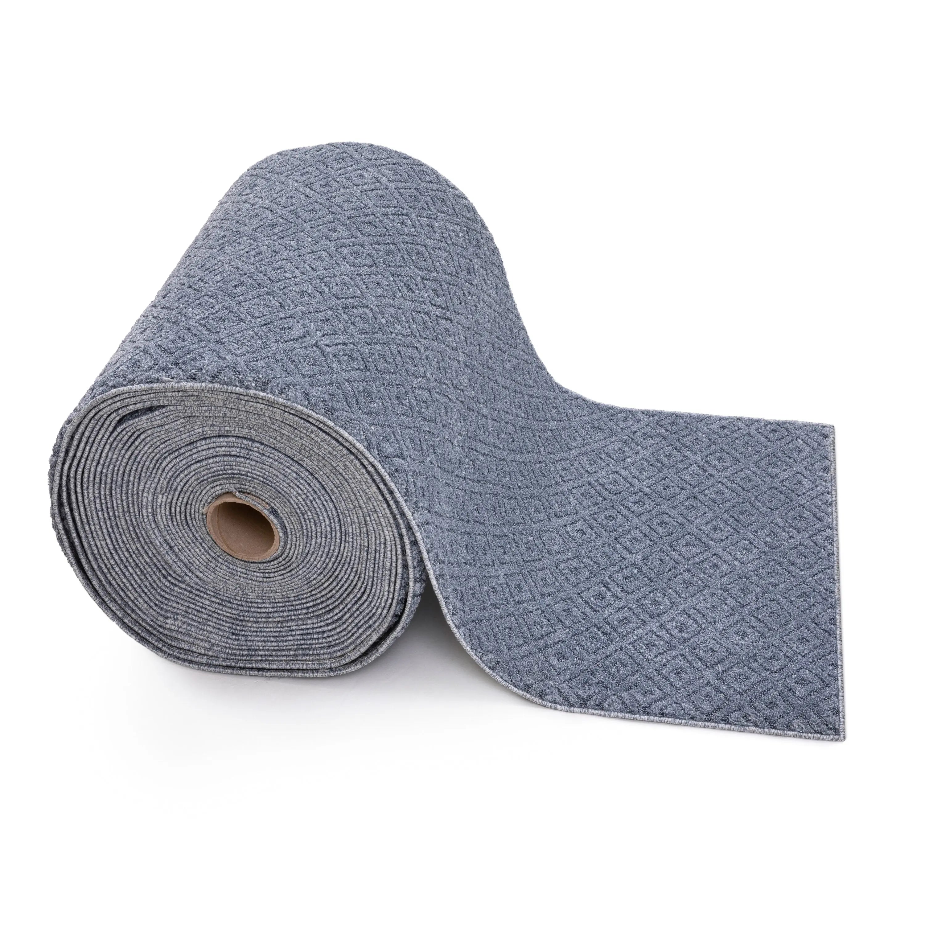 Custom Size Runner Pia Tribal Geometric Diamond Pattern Light Blue Choose Your Width x Choose Your Length Hallway Runner Rug、mySite、gigharbornorthrealestate