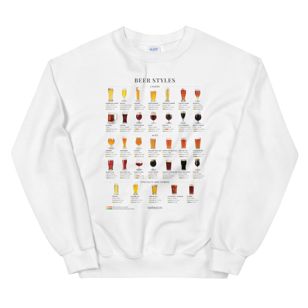 Beer Styles Unisex Sweatshirt、mySite、camillekostekn