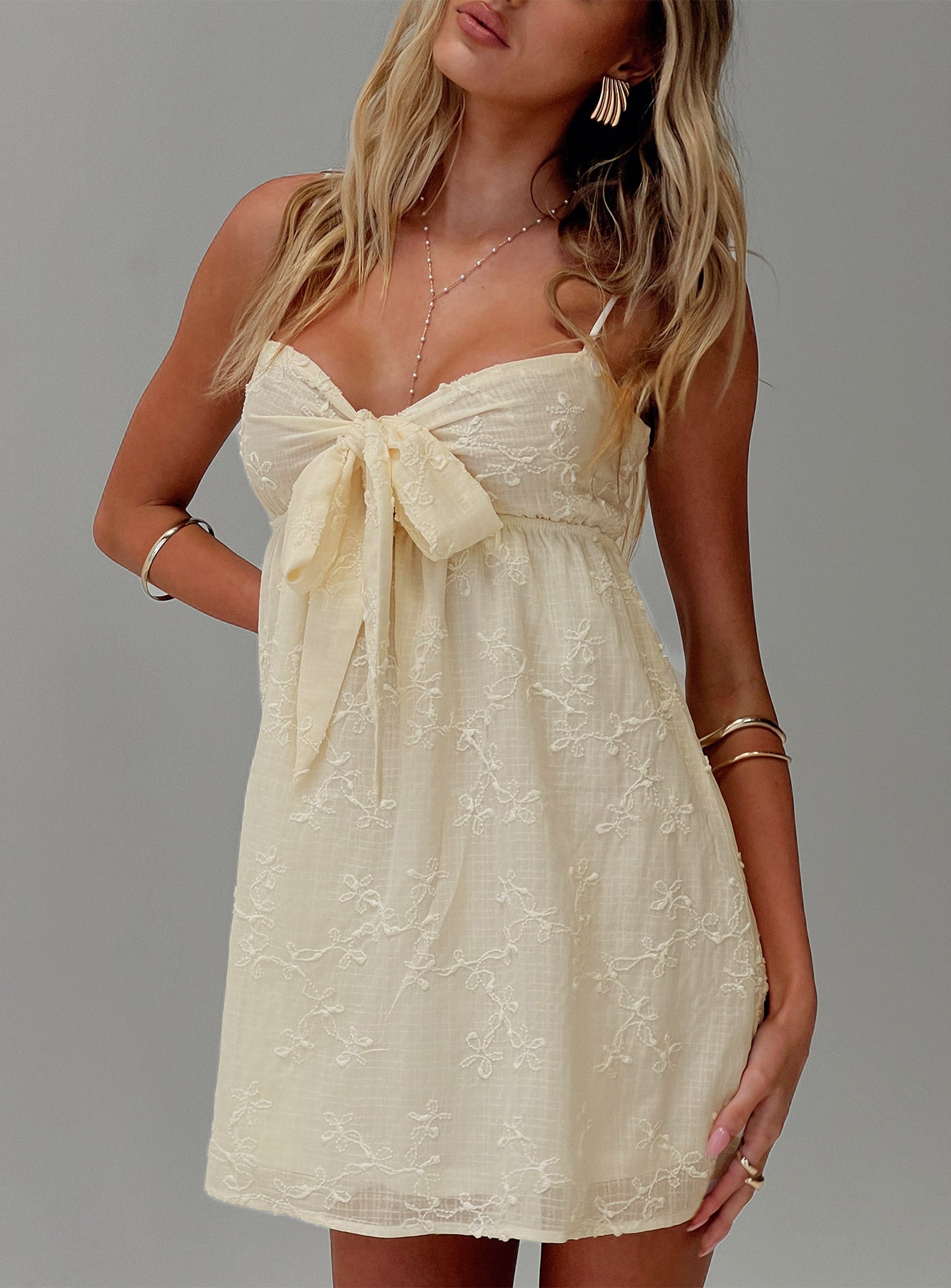 Granno Mini Dress Lemon、mySite、solidvoid