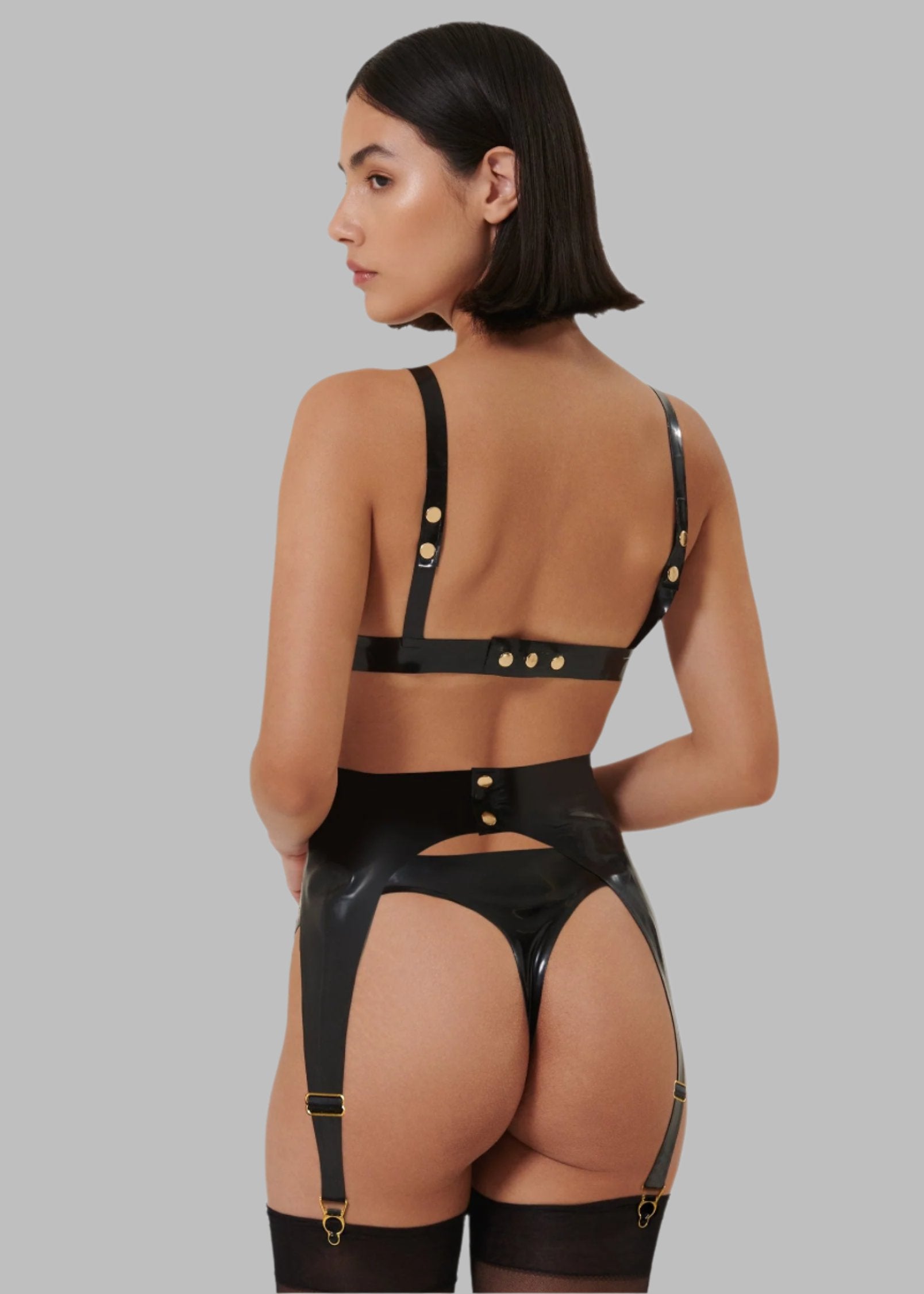  Latex Suspender (Black)、mySite、justintrudeaud