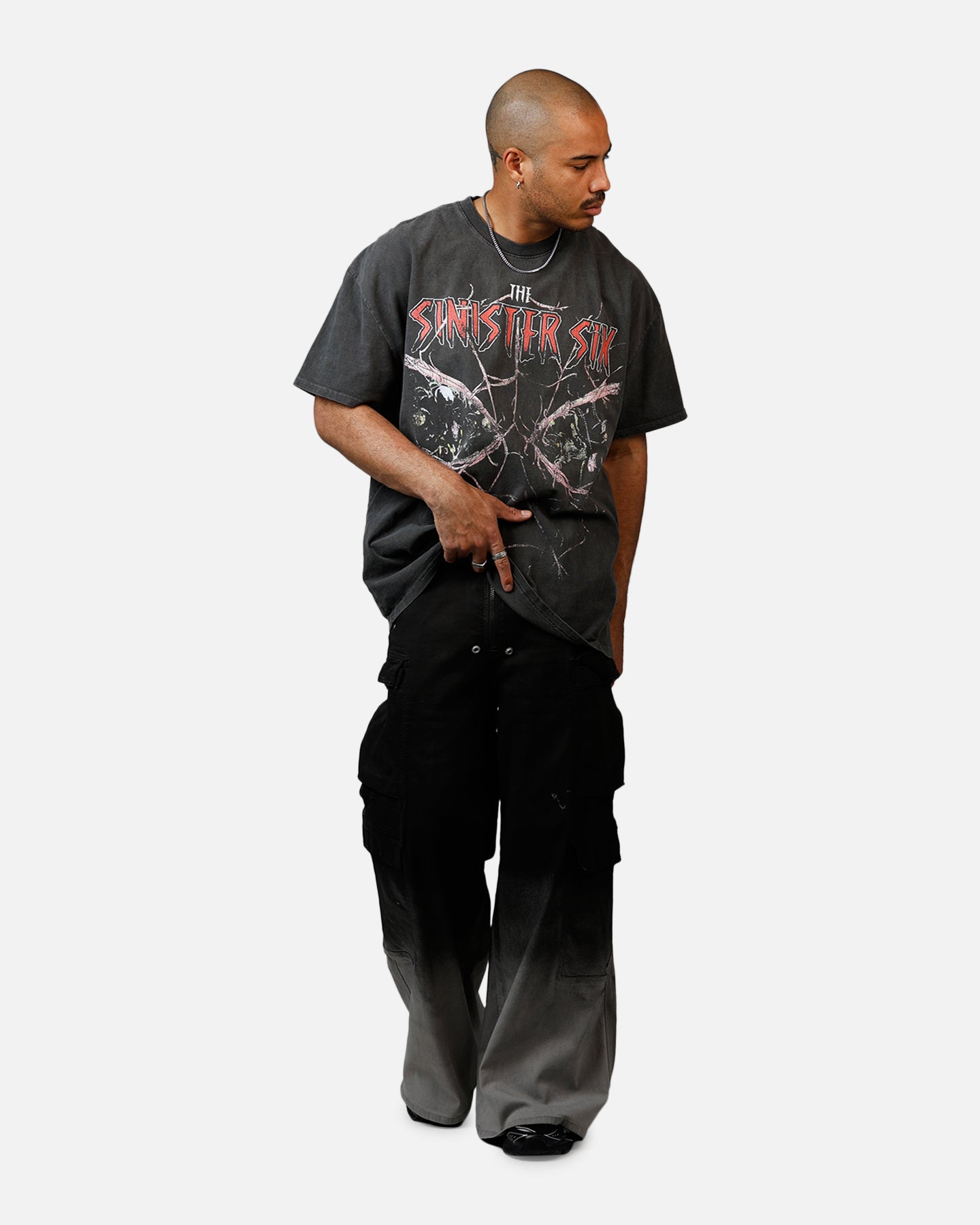 Goat Crew Marvel Villians Through The Eyes Heavy T-Shirt Black Wash、mySite、zt4zffjzw