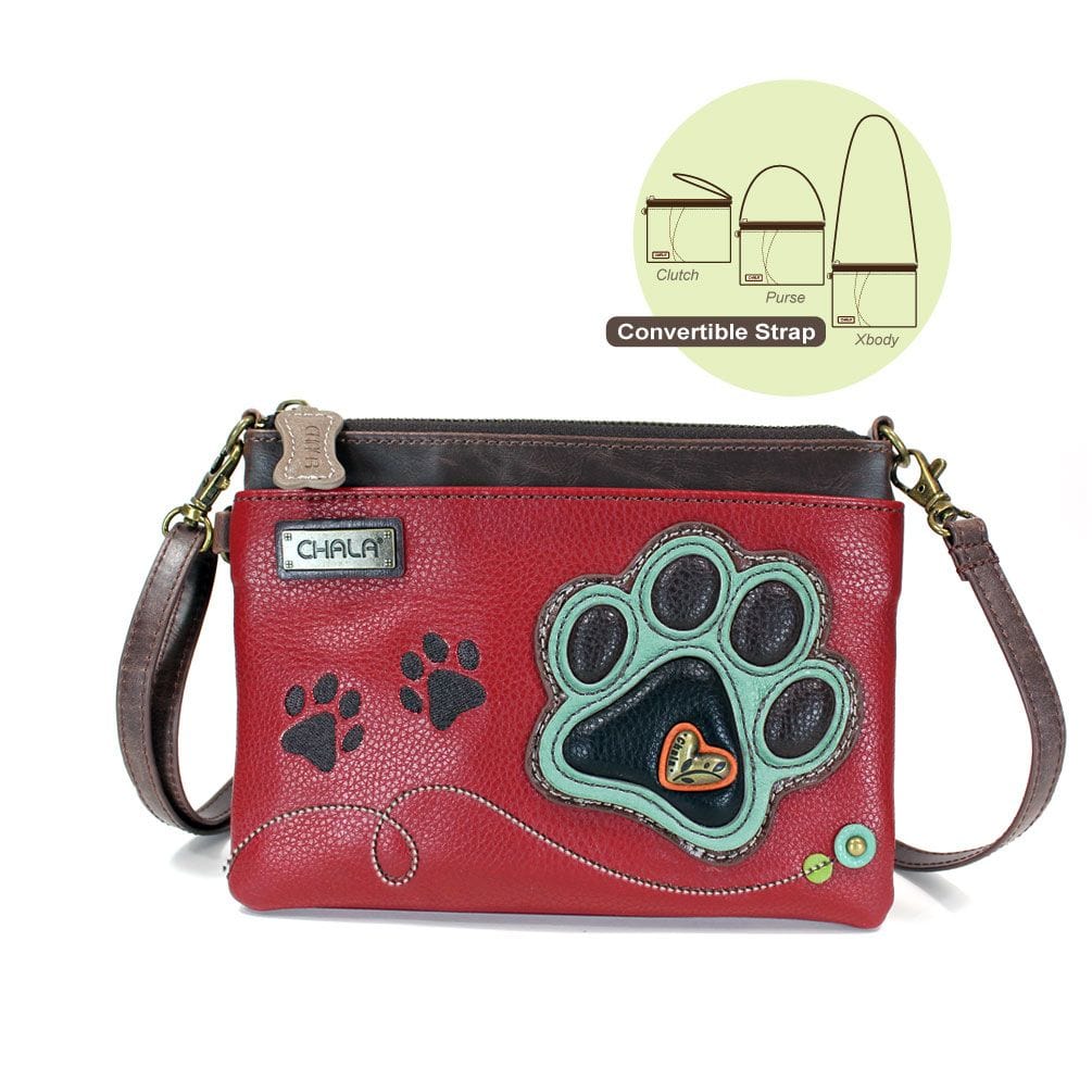 Paw Print Mini Crossbody by Chala Vegan 3 Colors!、mySite、g9winljtr