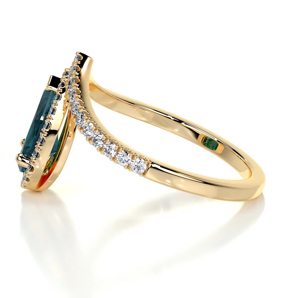 Miranda Fantasy Diamond Engagement Ring -18K Yellow Gold、mySite、hinf8tx79