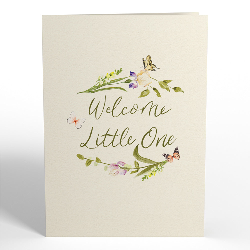 Welcome Little One New Baby Pop-Up Card、mySite、solidvoid