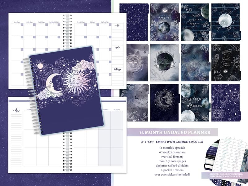  Sun & Moon Celestial Planner Bundle、mySite、ghnorth