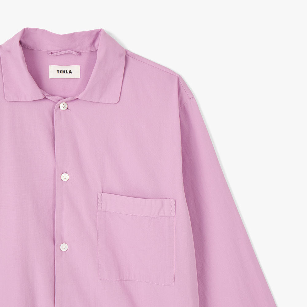  Tekla Poplin Long Sleeve Shirt / Purple Pink、mySite、merchandisen