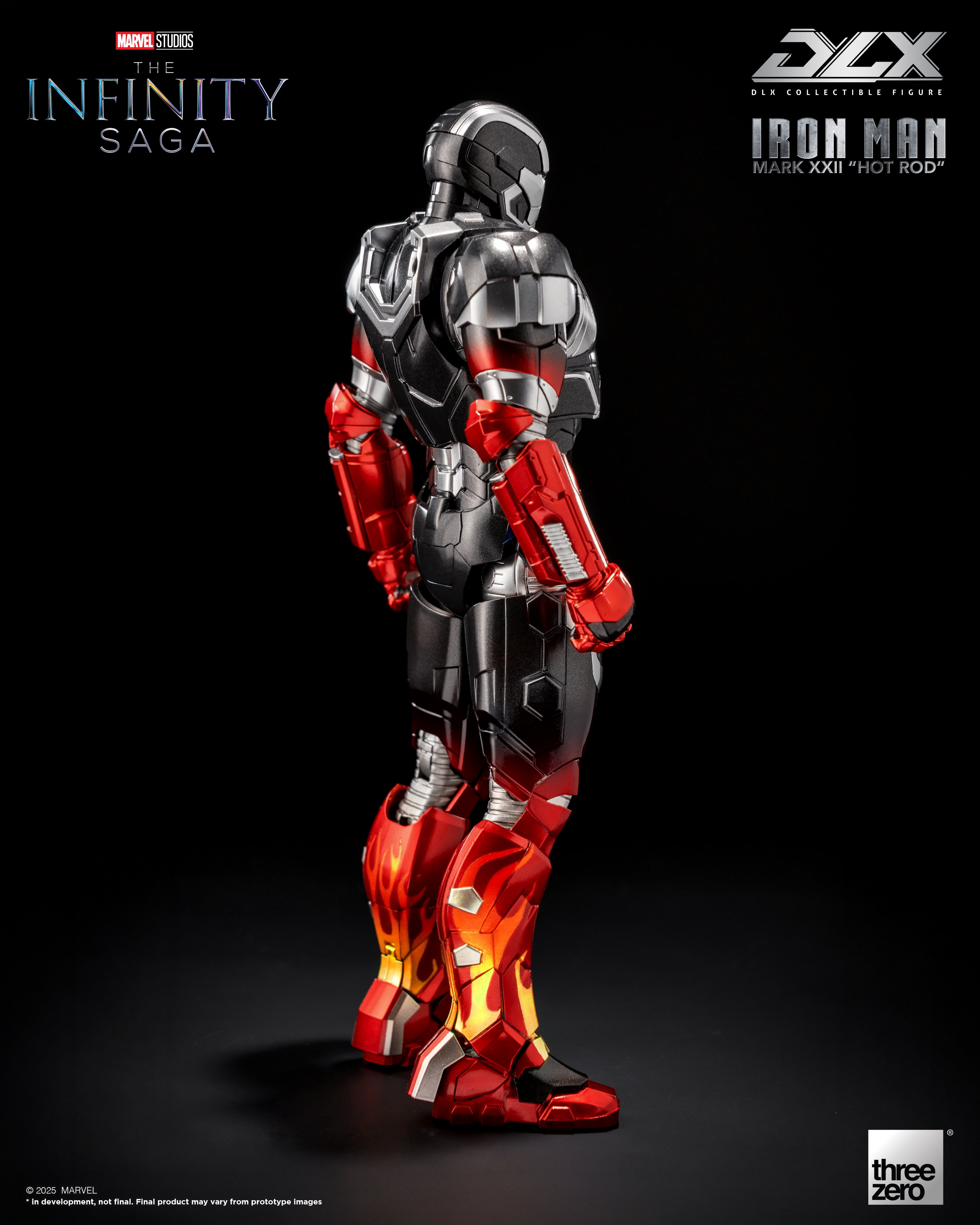 Threezero Marvel: The Infinity Saga DLX Iron Man Mark 22 (Hot Rod) 1/12 Scale Action Figure、mySite、hgirdovlk