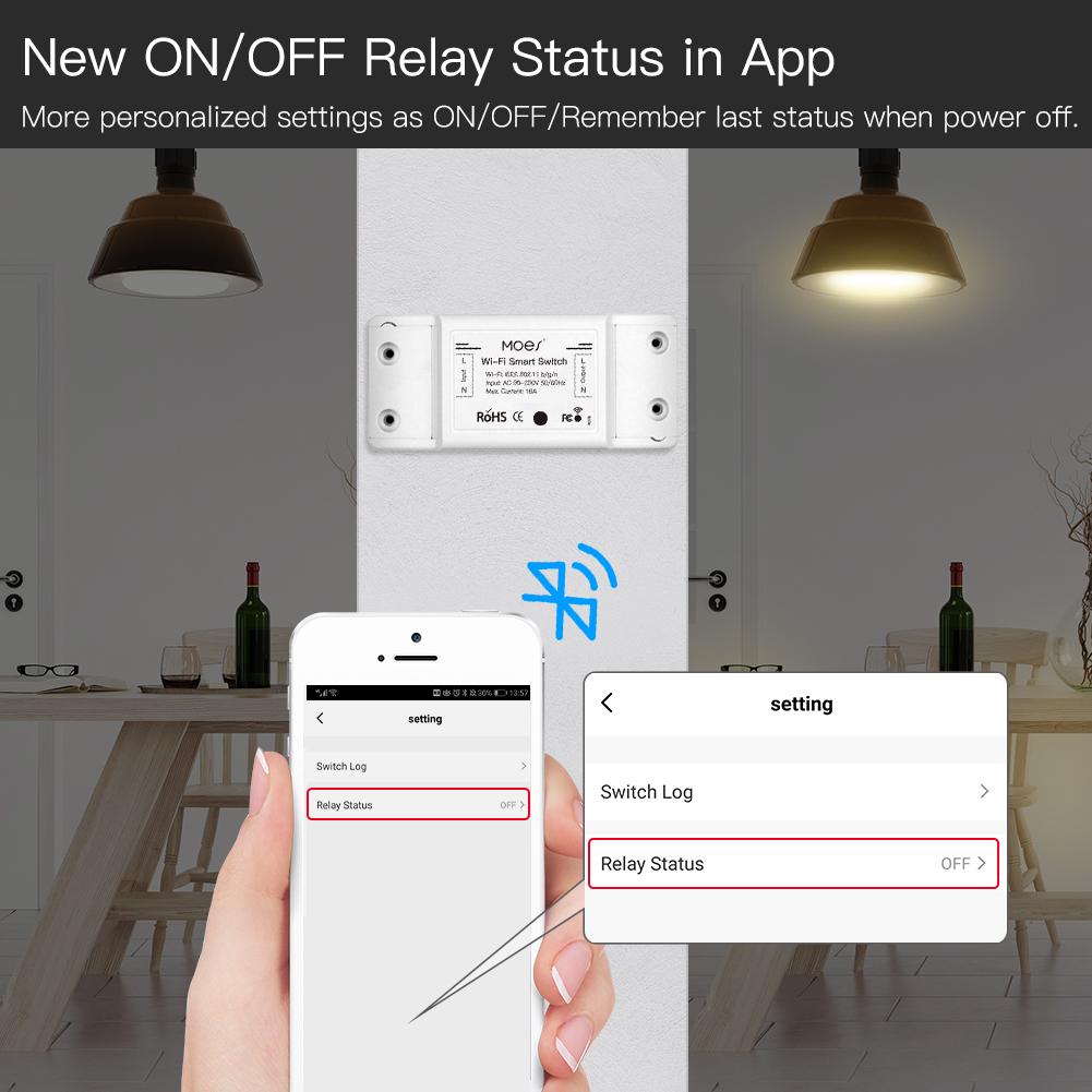 WiFi DIY Smart Switch Electric Current Voltage Power Monitor Universal Module 16A、mySite、fannypackpong