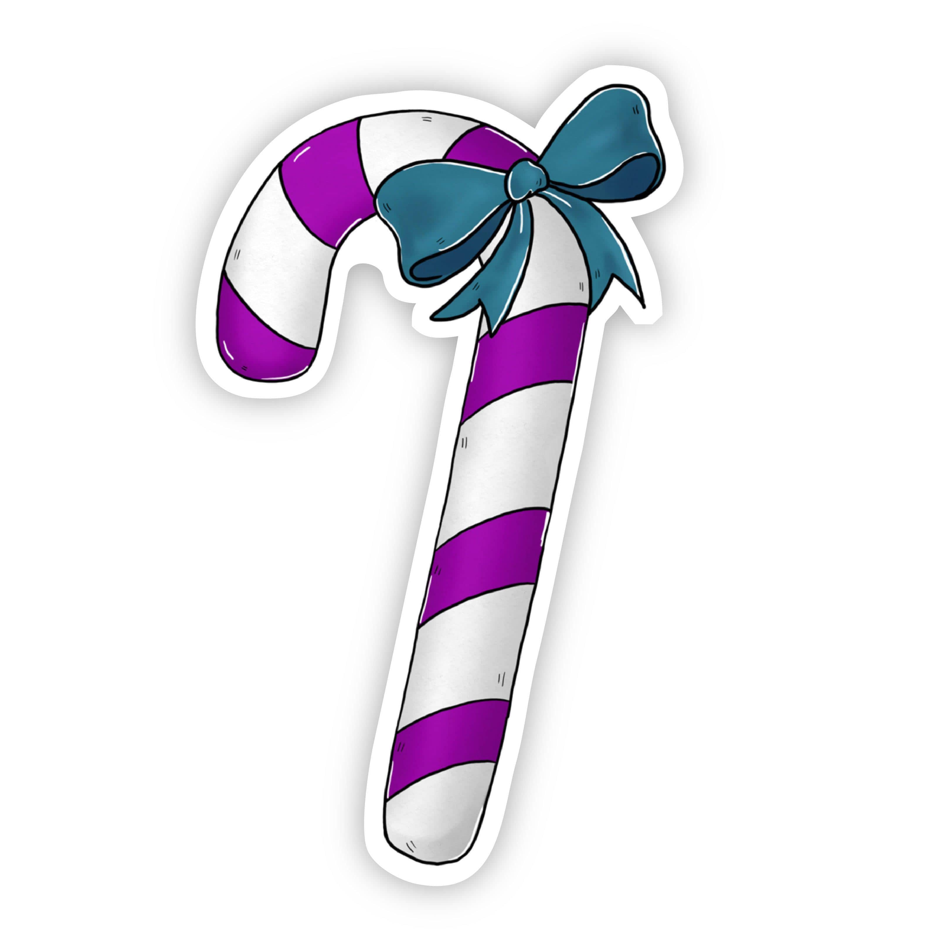  Purple Candy Cane Sticker、mySite、elrpsem3k