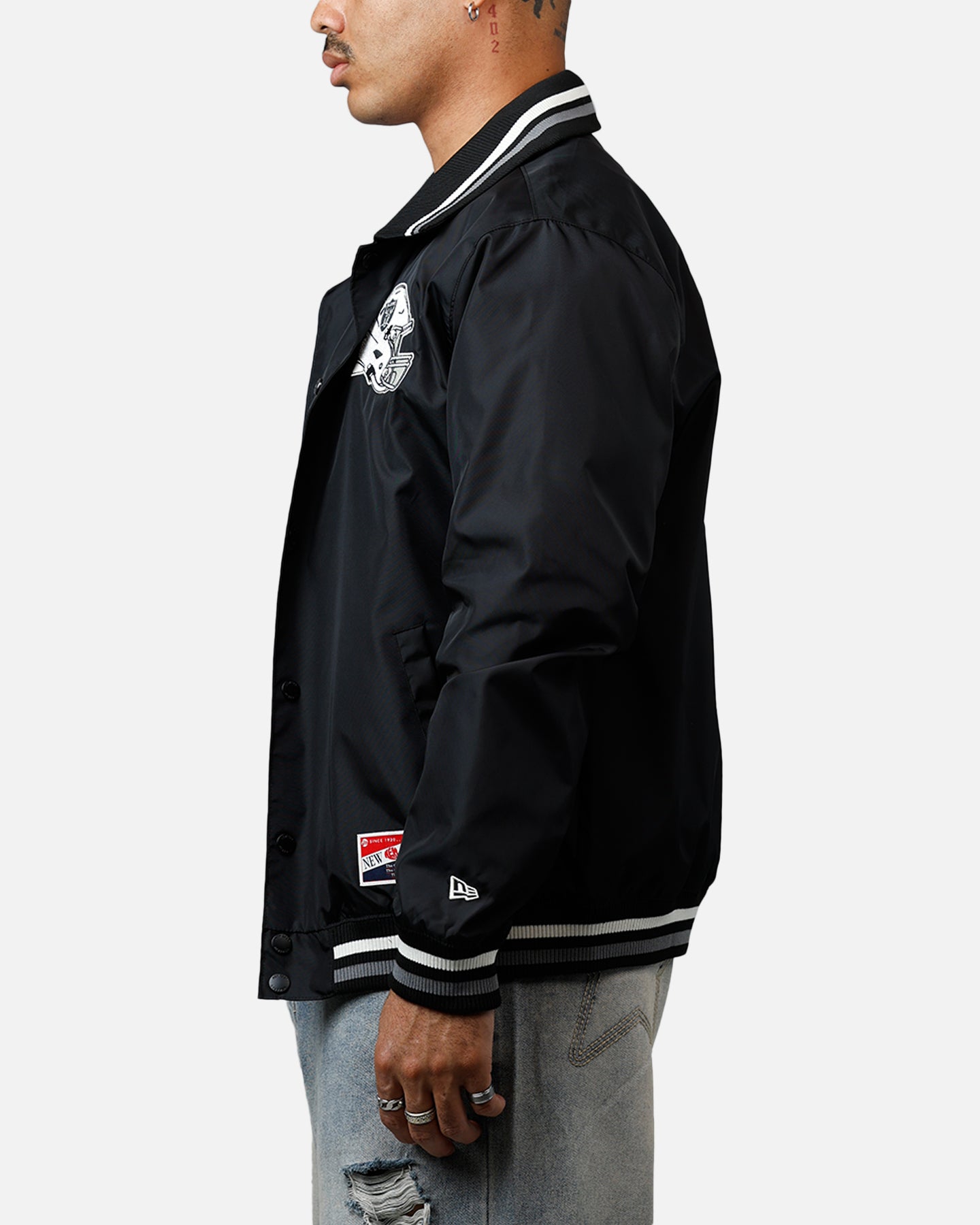 New Era Las Vegas Raiders Throwback Jacket Black、mySite、zt4zffjzw