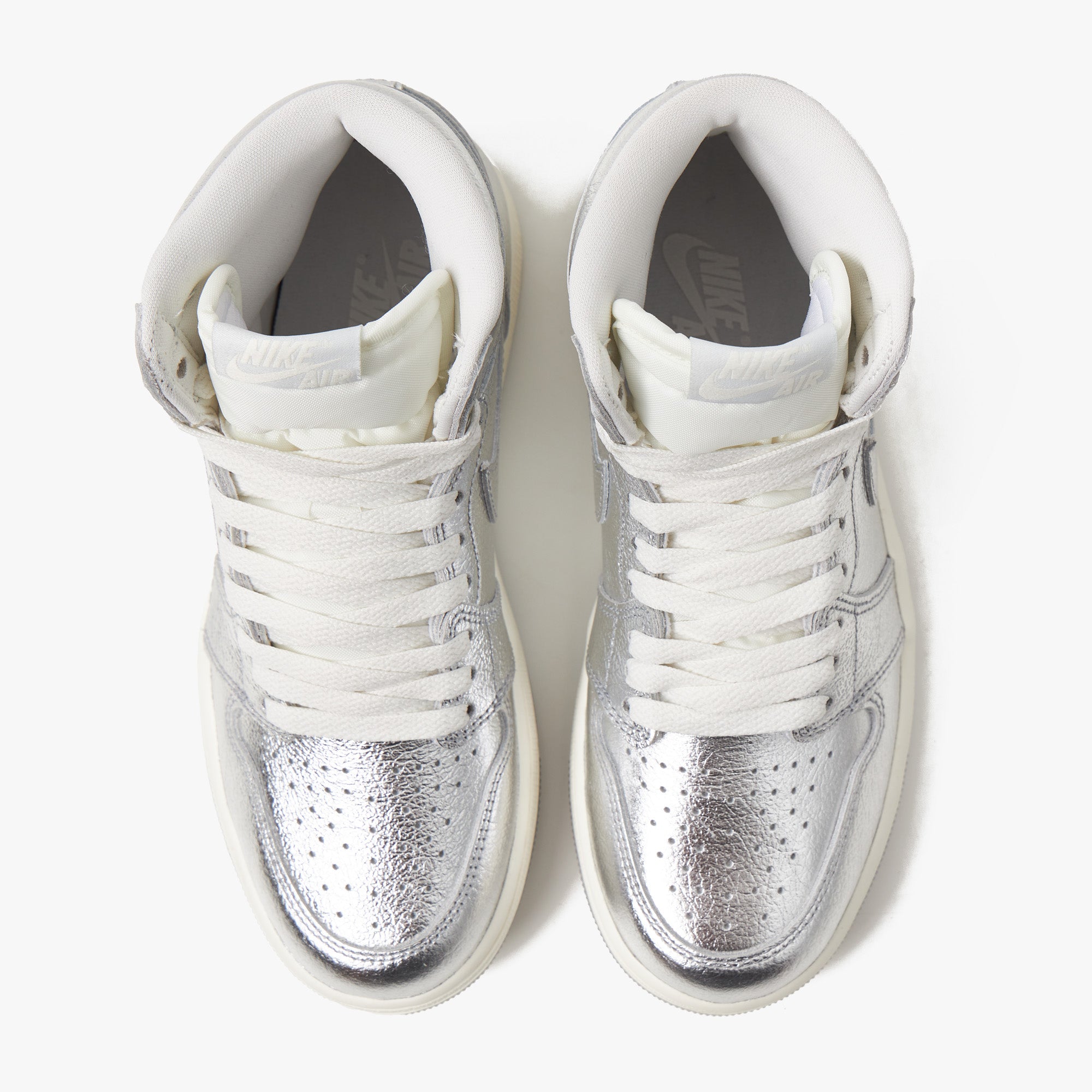  Jordan Women's 1 Retro High OG Metallic Silver / Photon Dust - Sail、mySite、merchandisen