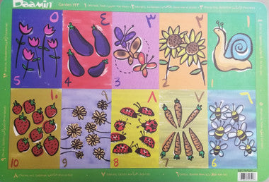 Arabic Numbers Table Mats for Children、mySite、topwebapps