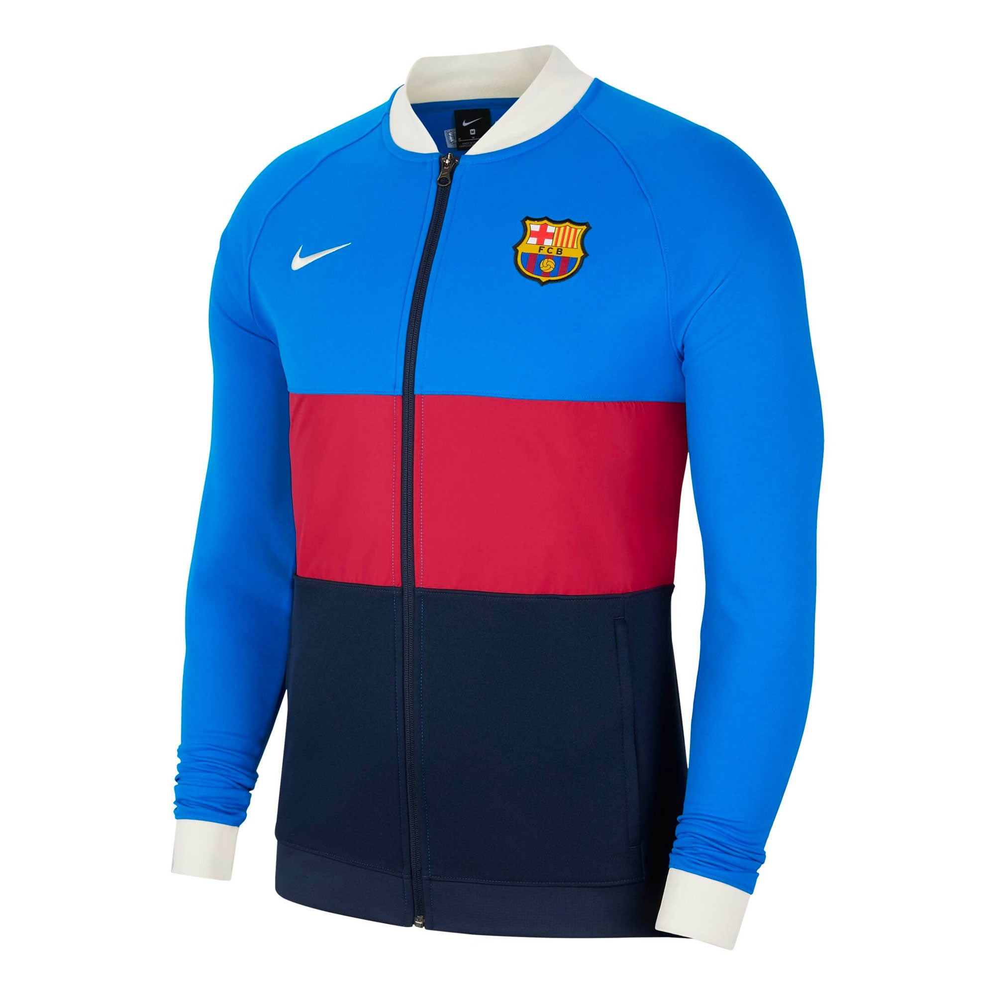 Nike Men's FC Barcelona 2021/22 Anthem Jacket Obsidian/Noble Red、mySite、noshort