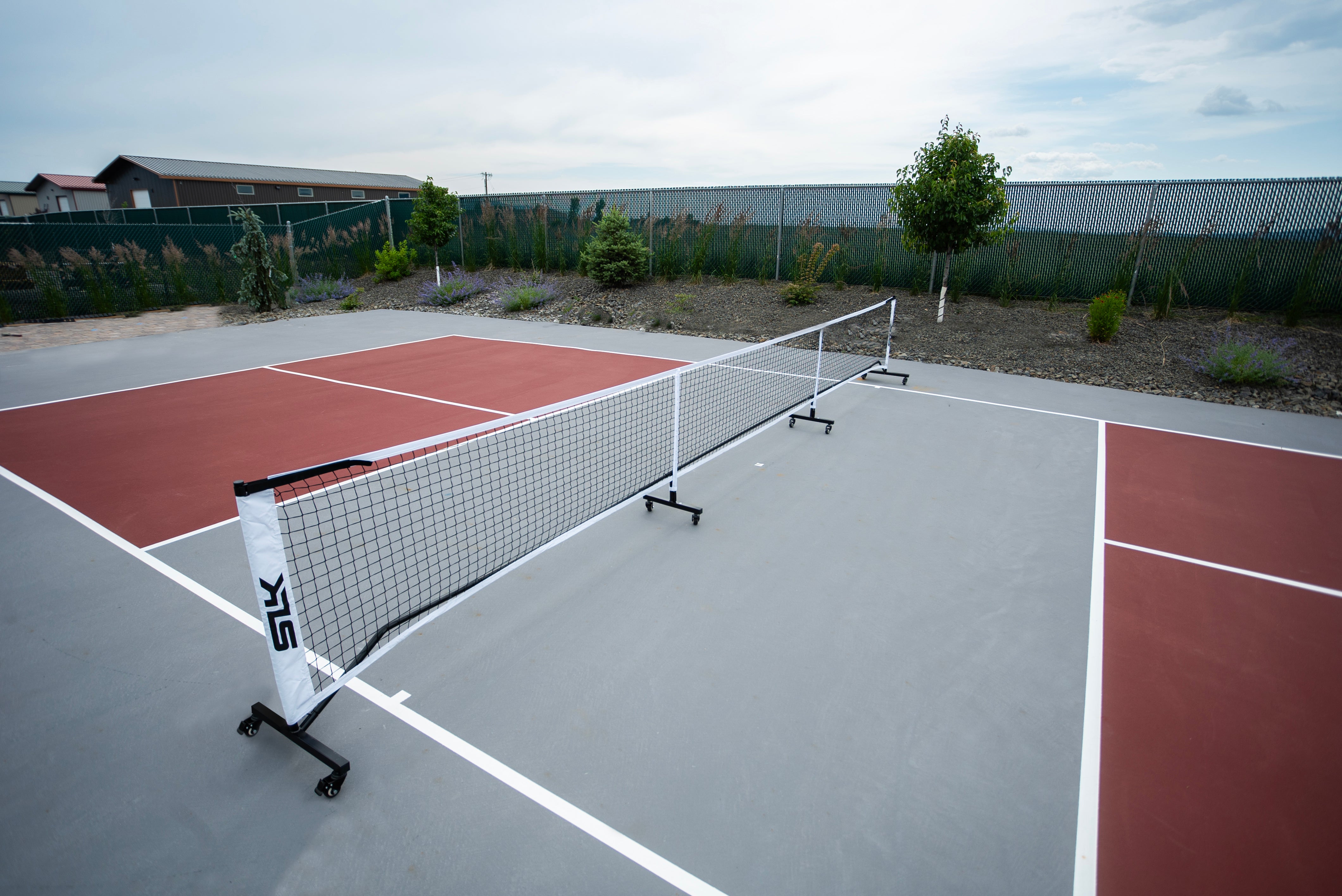 SLK Prime Portable Wheeled Pickleball Net、mySite、noshort