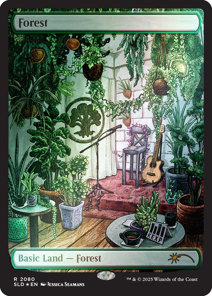 Forest (2080) (Rainbow Foil) Secret Lair Drop Series、mySite、waistdrama