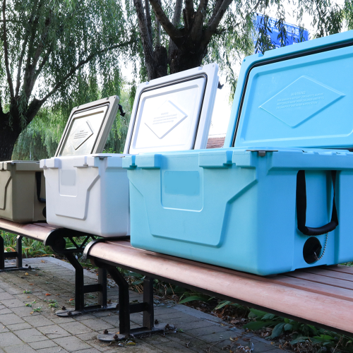 Hot Selling Blue color 65QT Outdoor cooler fish ice chest Box 2022 Popular Camping Cooler Box、、eastwooduniform