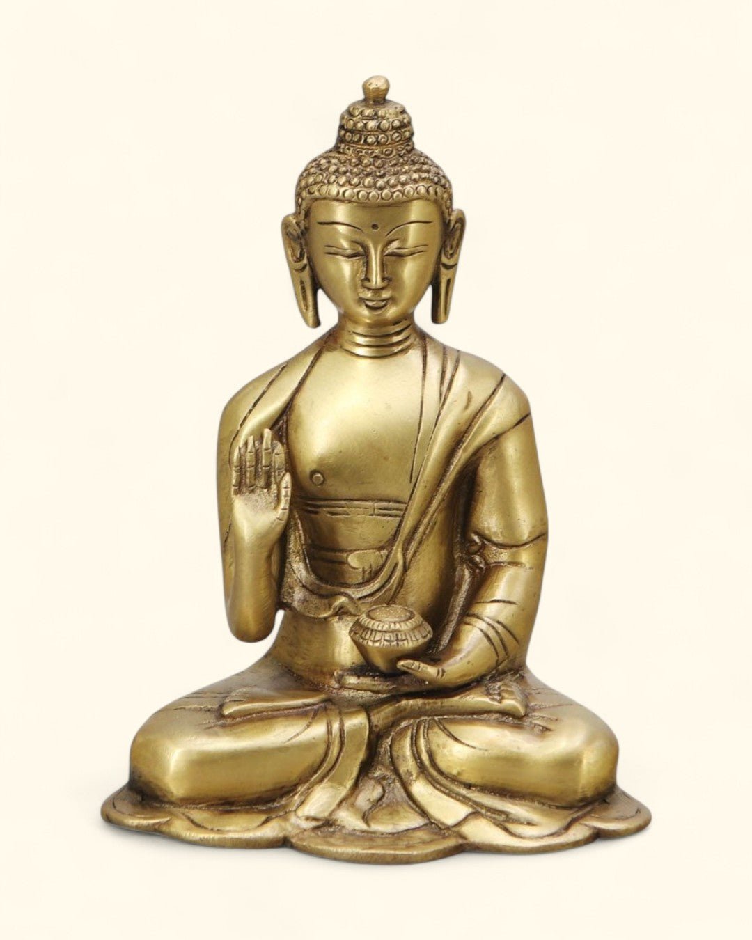 Minimalist Brass Buddha Statue、mySite、topwebapps