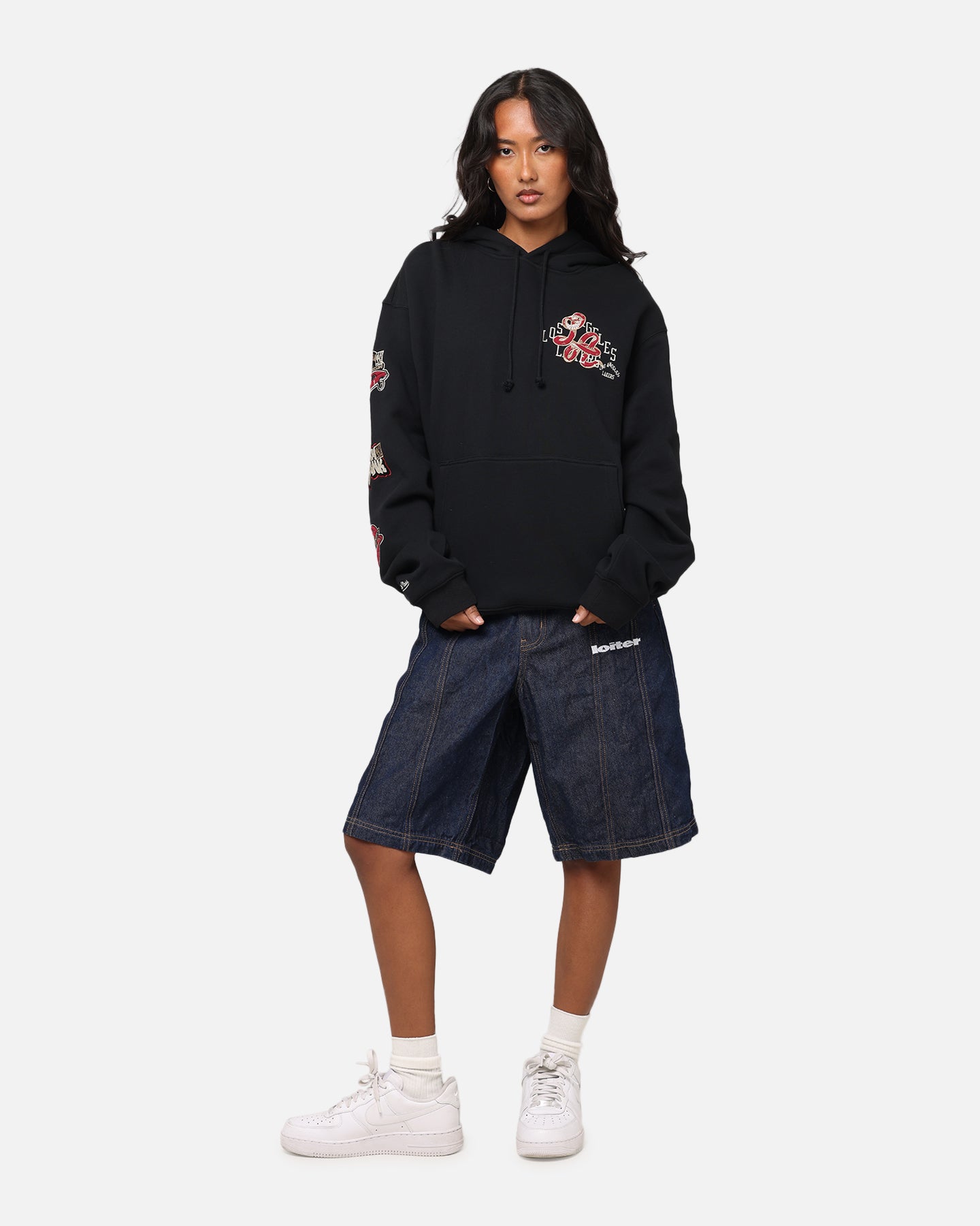 Mitchell & Ness LA Lakers First Team Gold Hoodie Faded Black、mySite、zt4zffjzw