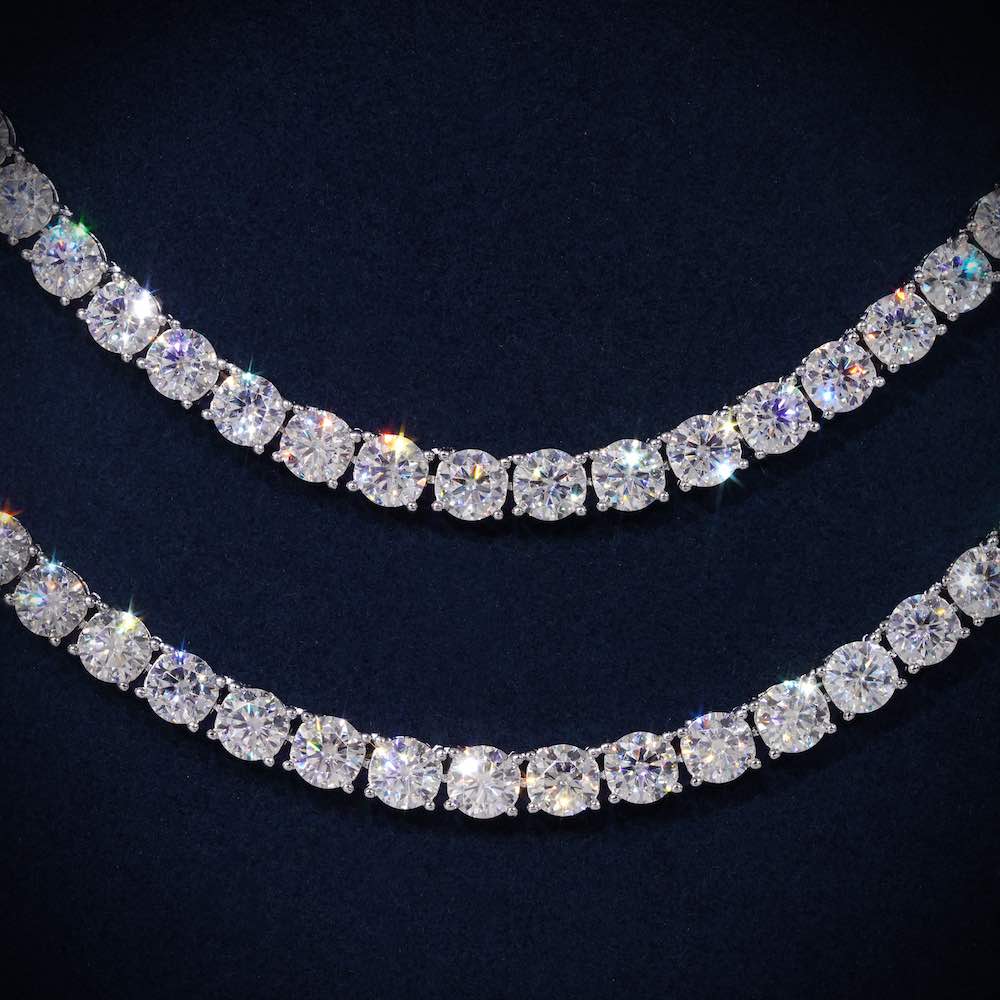 5MM Moissanite Tennis Chain 14K Gold、mySite、hinf8tx79