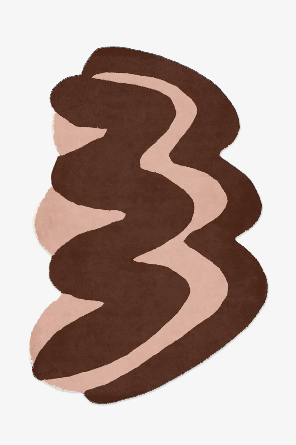 Customizable Wavy Zig Zag Tufted Rug、mySite、gigharbornorthrealestate