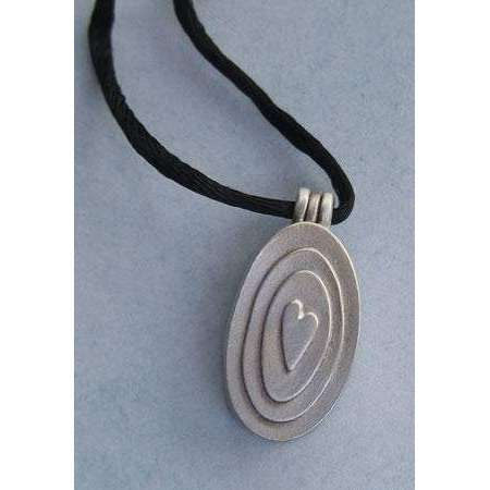 Emily Rosenfeld Pewter Joy Locket Pendant、mySite、topwebapps