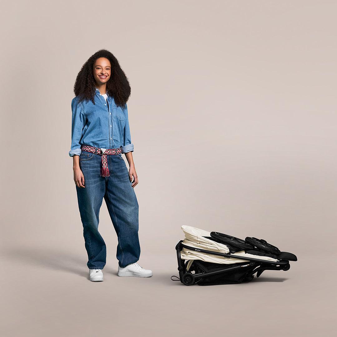  CYBEX Avi Spin Stroller - Moon Black、mySite、merchandisen