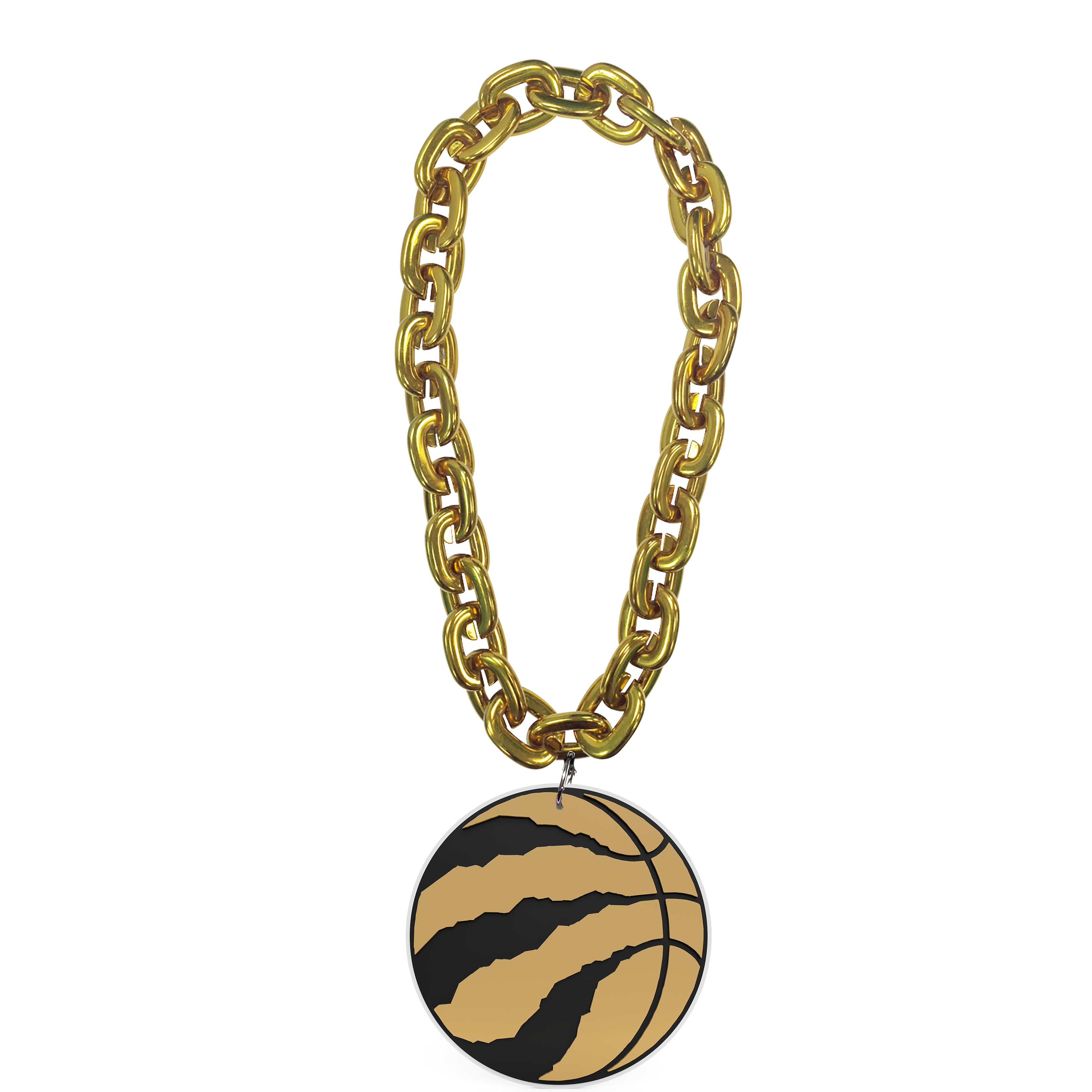 Raptors Logo Fan Chain - GOLD、mySite、neckold