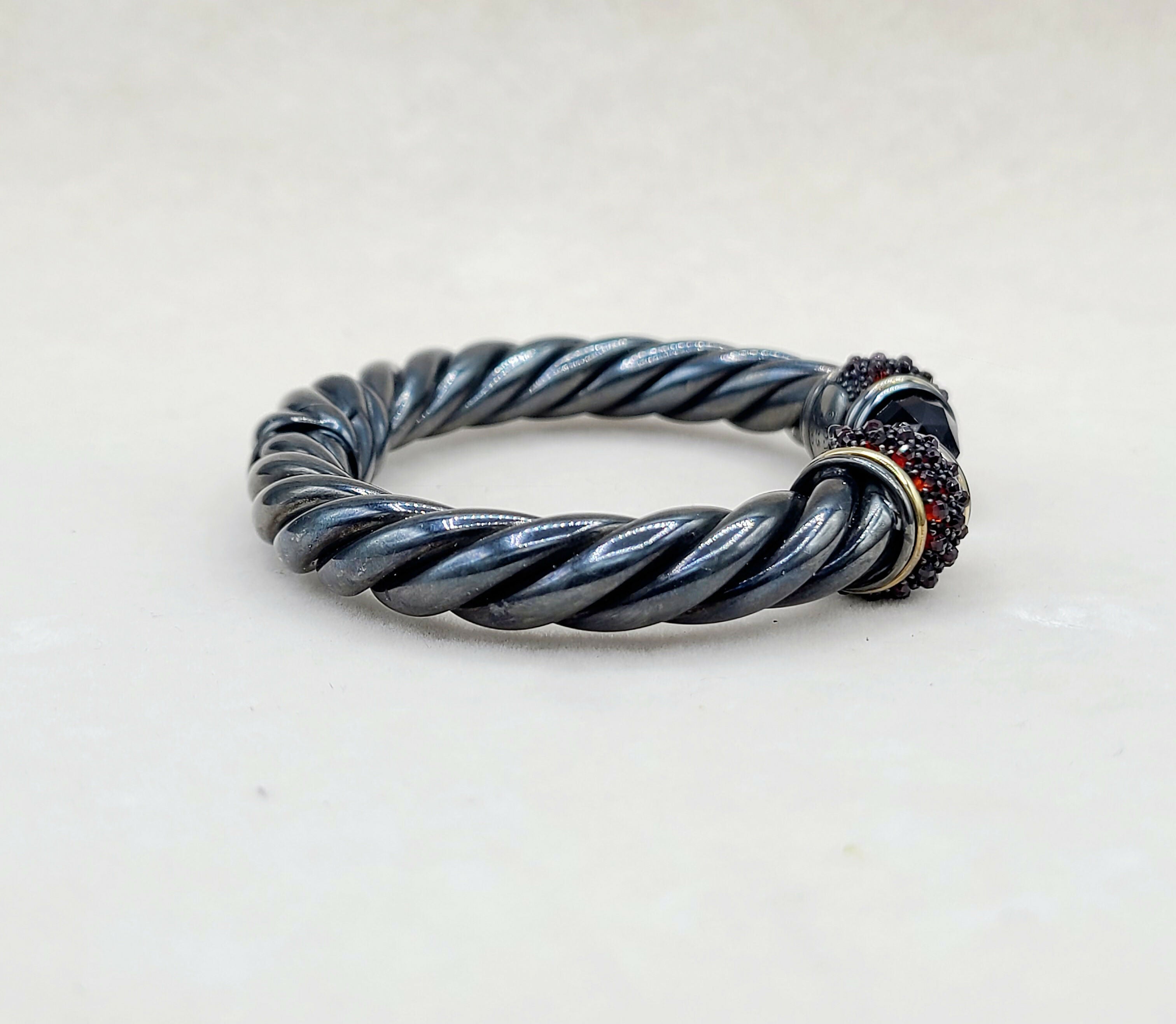 David Yurman Osetra Berries Bracelet Black Onyx & Garnet、mySite、hinf8tx79