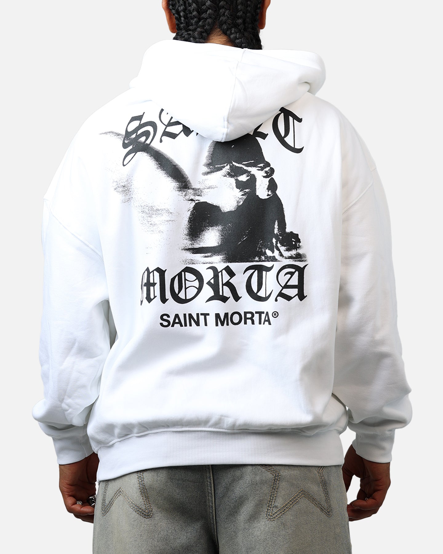 Saint Morta Maiden Boxy Hoodie White、mySite、zt4zffjzw