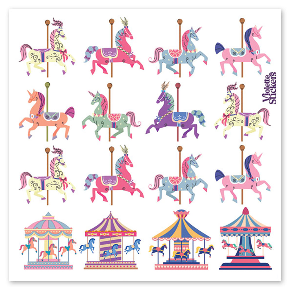  Carousel Horses Stickers、mySite、ghnorth