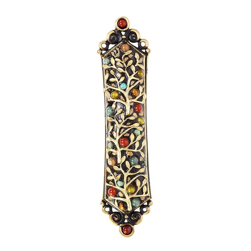 Tree of Life Gems Mezuzah by Michal Golan、mySite、topwebapps