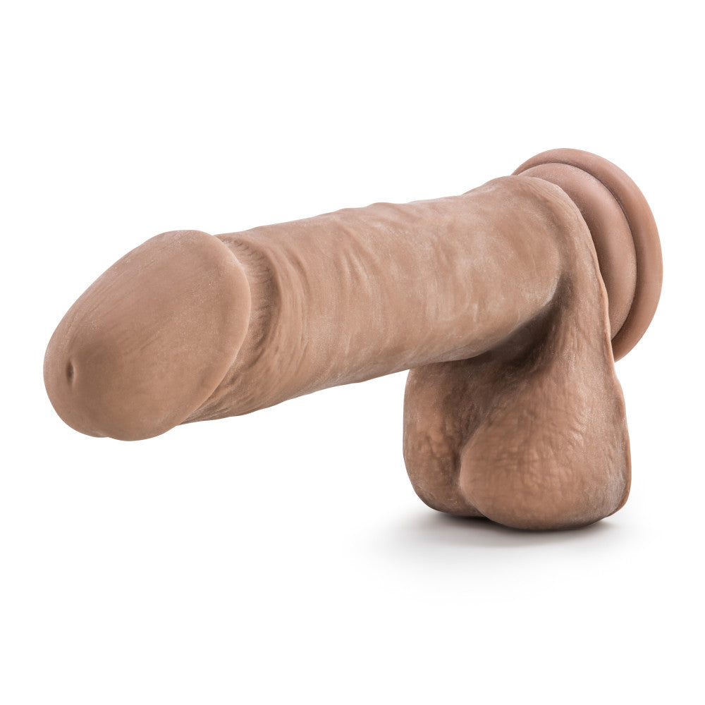 Au Naturel By Blush® | Realistic Latin 8-Inch Long Dildo With Balls & Suction Cup Base、mySite、bottomscart