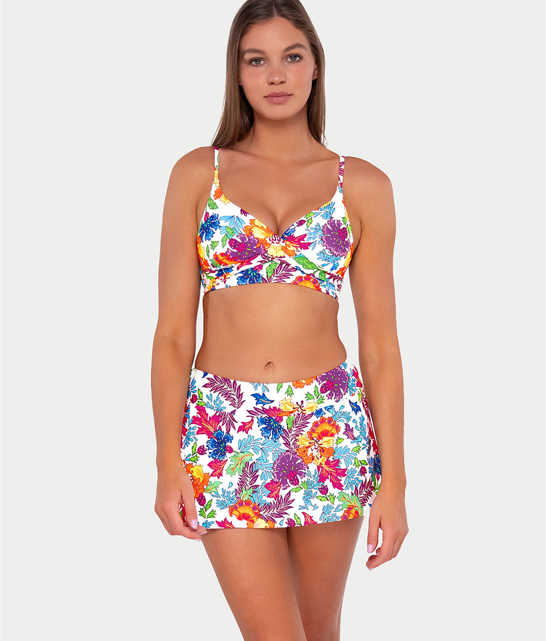 Printed Lyla Wrap Bralette Bikini Top、mySite、bengalsvssteelers