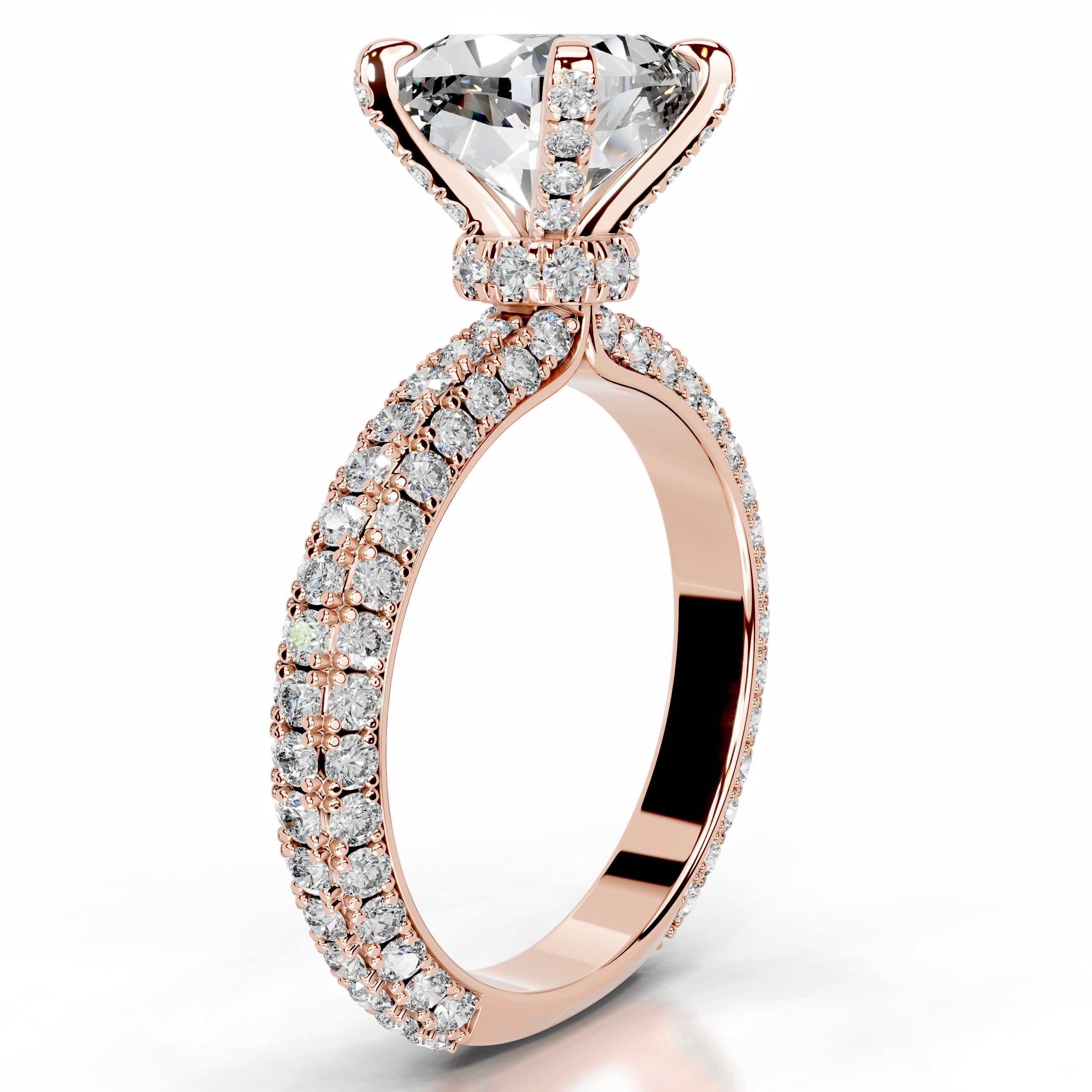 Milly Diamond Engagement Ring - 14K Rose Gold、mySite、hinf8tx79