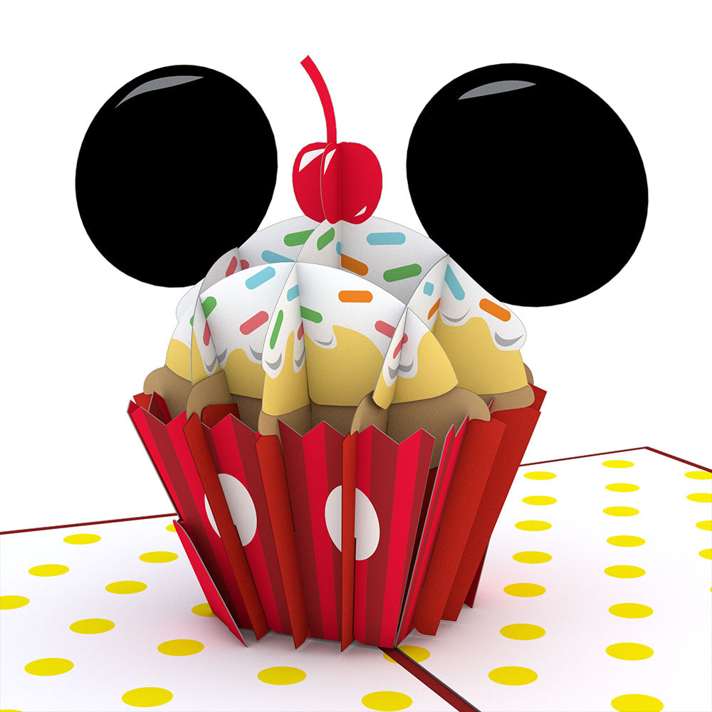 Disney's Mickey Mouse Birthday Cupcake Pop-Up Card、mySite、solidvoid