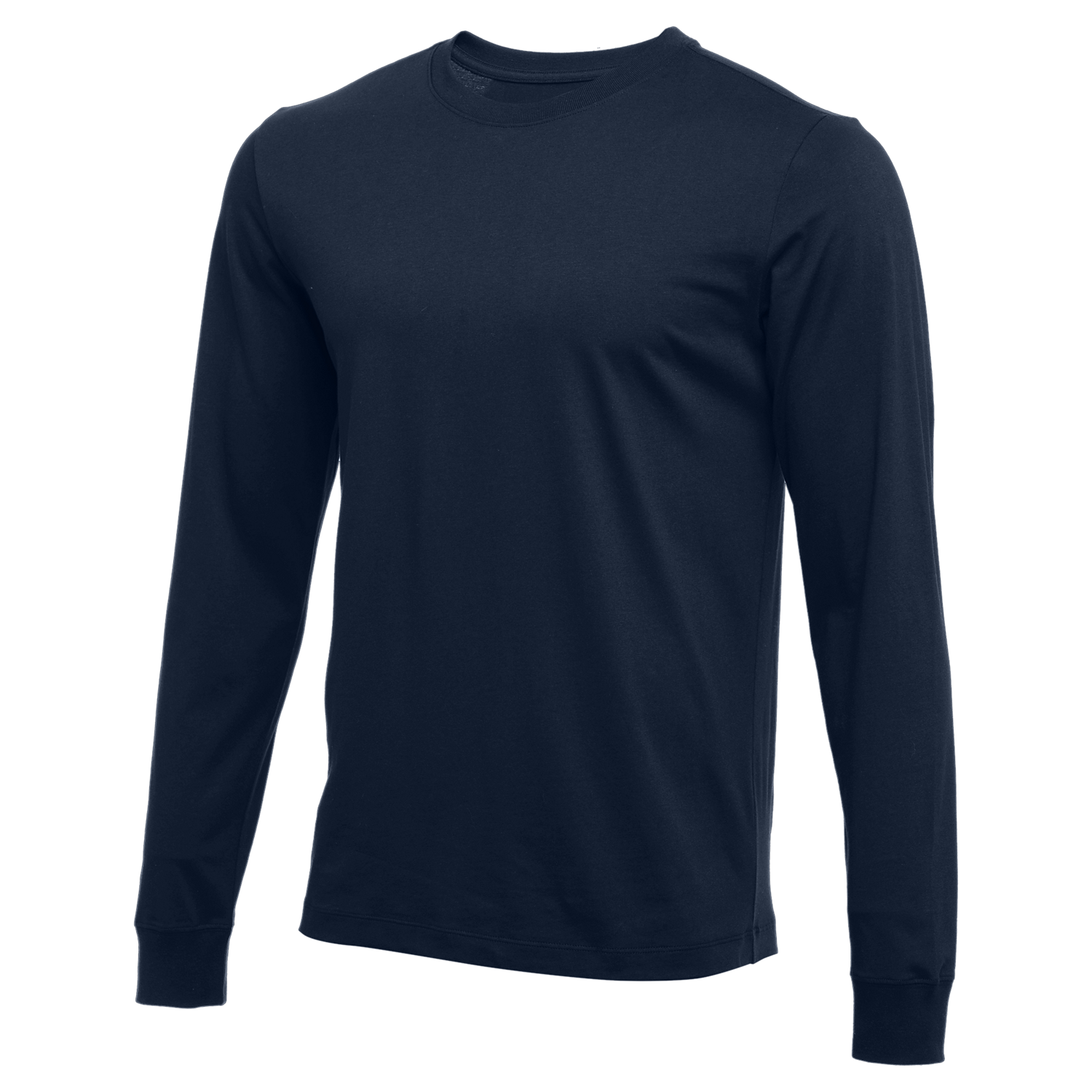 Nike Youth Long Sleeve Blank T-Shirt - Navy、mySite、noshort
