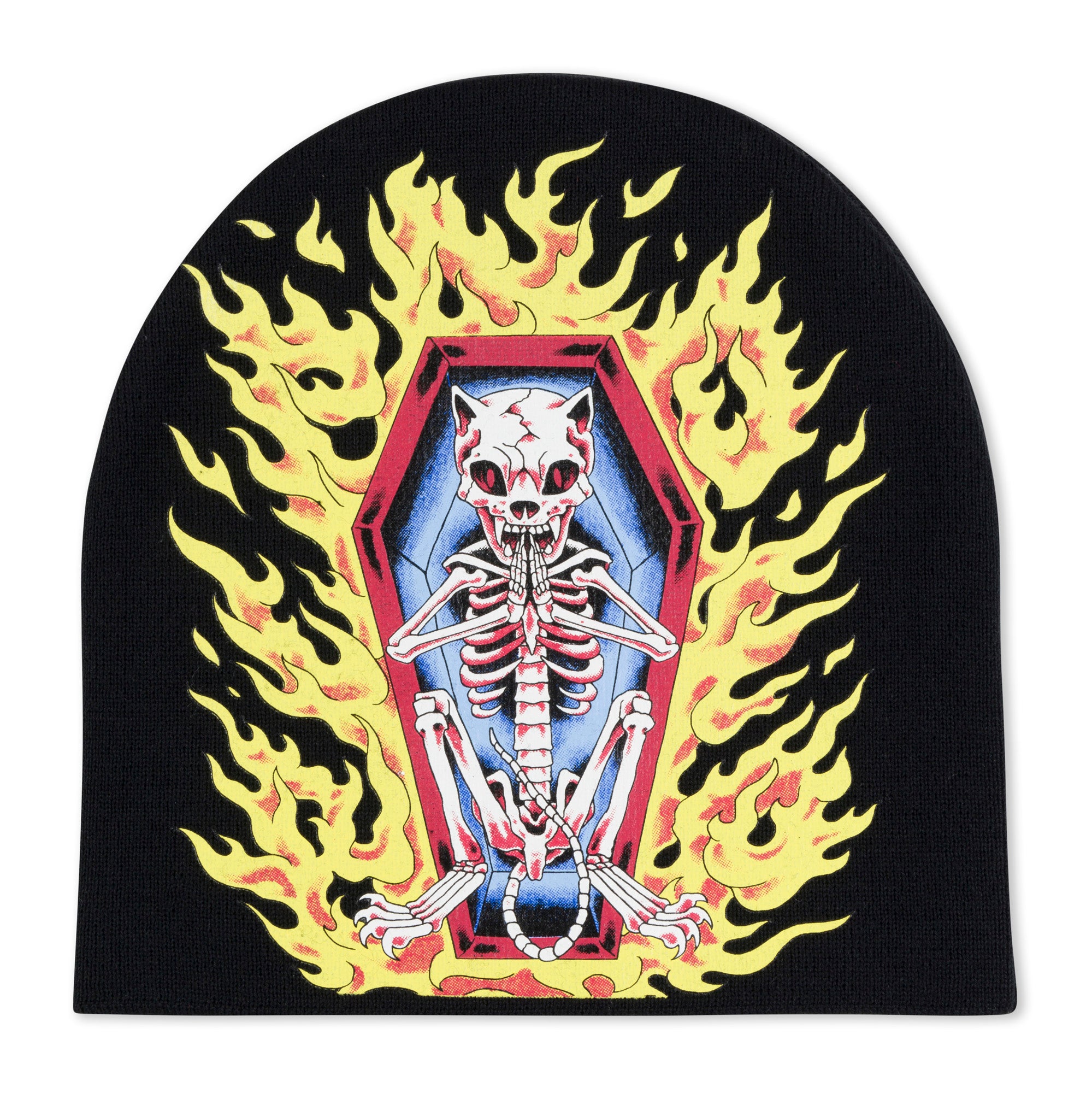  Burn In Heck Beanie (Black)、mySite、merchandisen