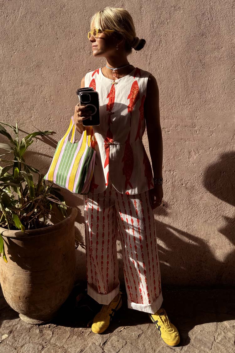 Cream Marina Sol Waistcoat、mySite、solidvoid