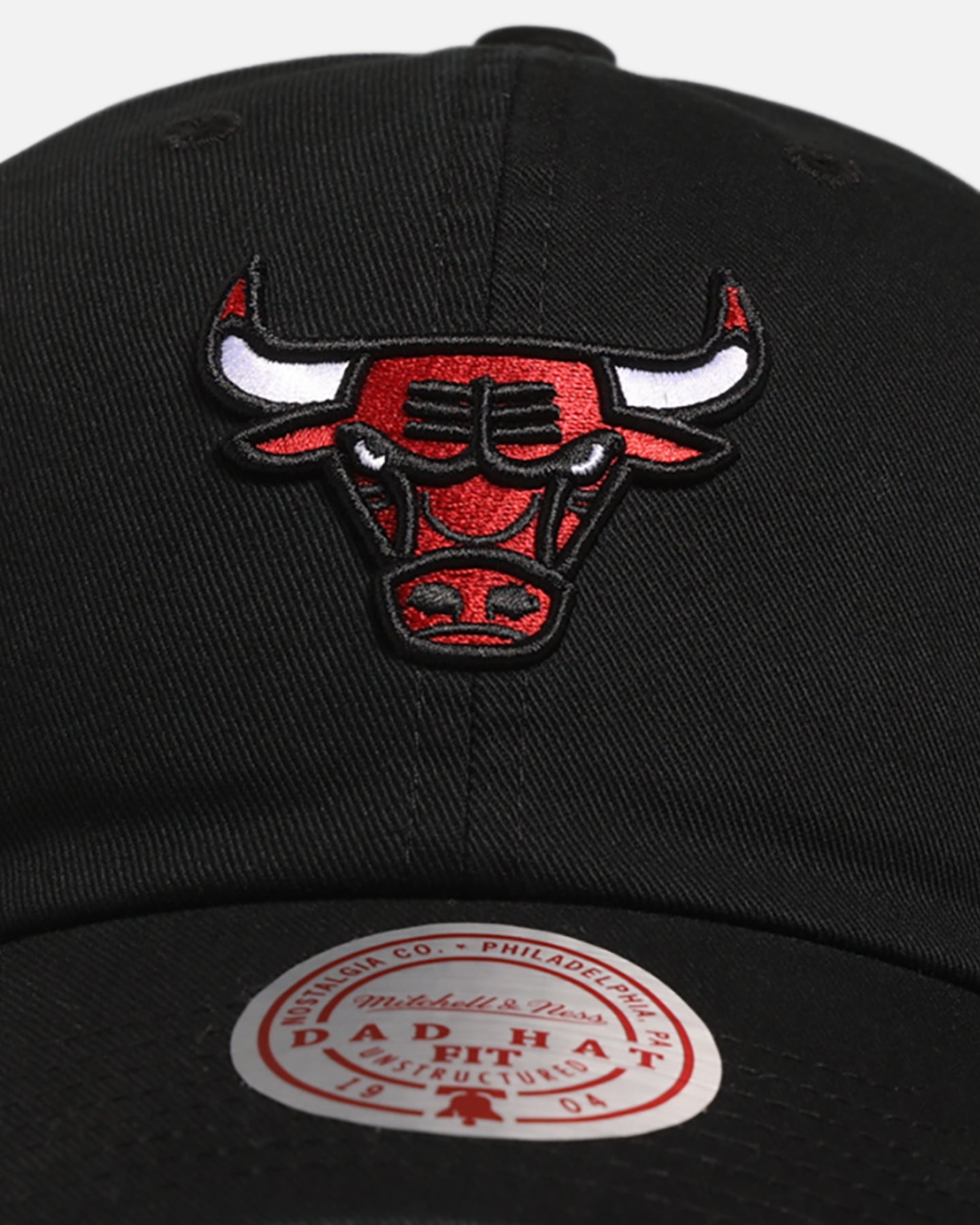 Mitchell & Ness Chicago Bulls 'Team Logo' Dad Fit Strapback Black、mySite、zt4zffjzw