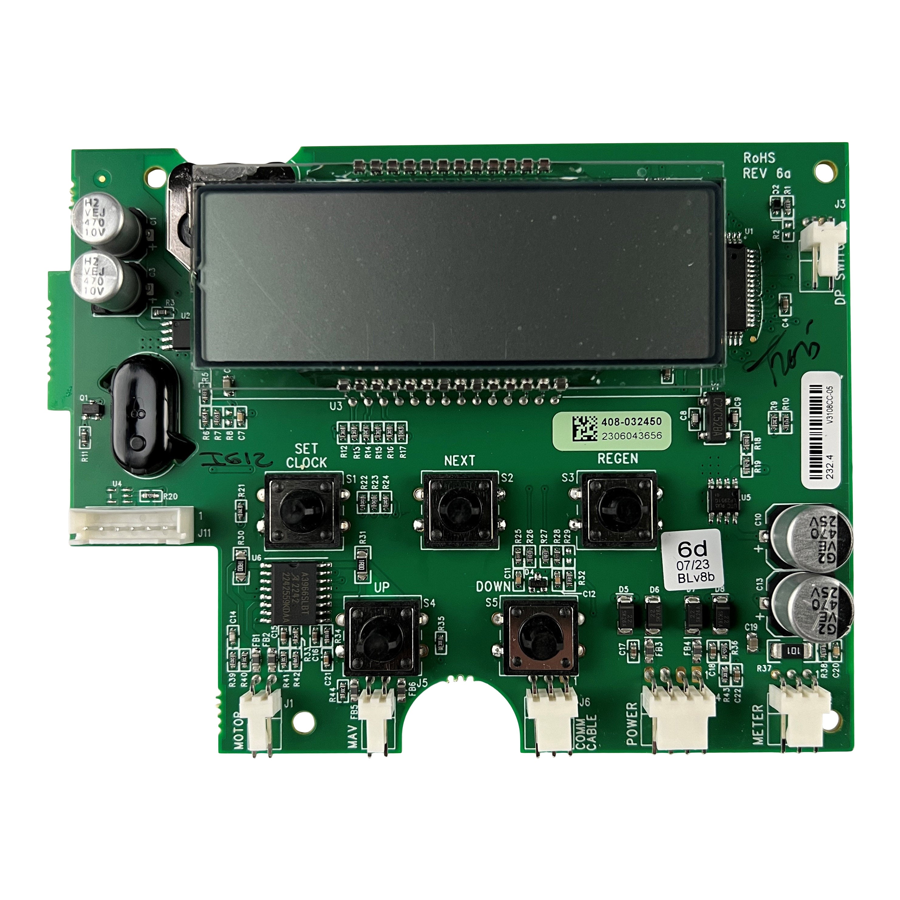 Clack WS1 5 Button Valve Circuit Board V3108CC | Water eStore、mySite、noshort