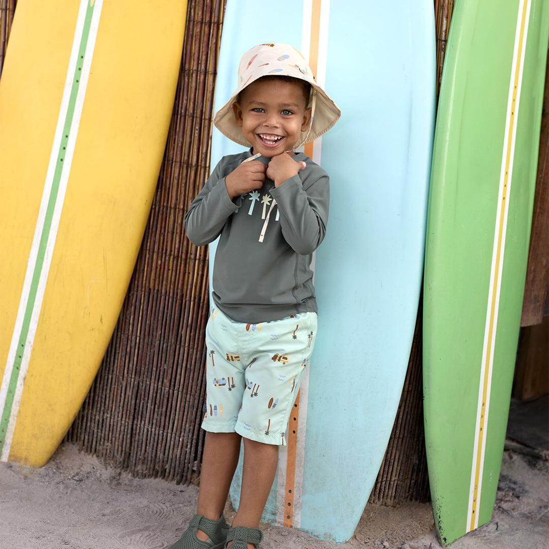  Lassig Sun Protection Bucket Hat - Sea Salt - Surfboards、mySite、merchandisen
