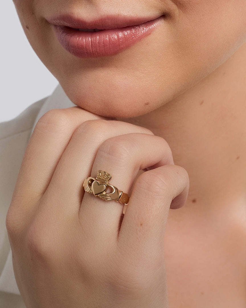 Ladies Heavy Gold Claddagh Ring、mySite、botmansion