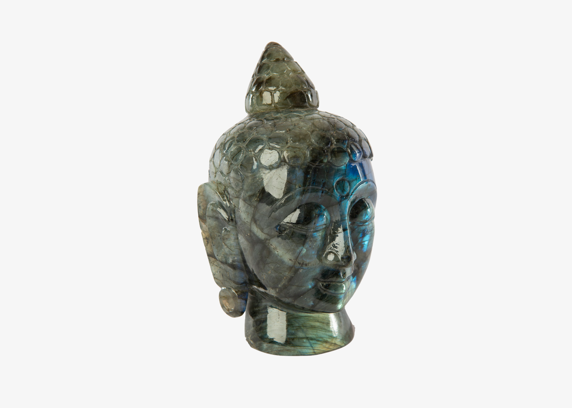 Buddha Head - Labradorite (17cm)、mySite、topwebapps