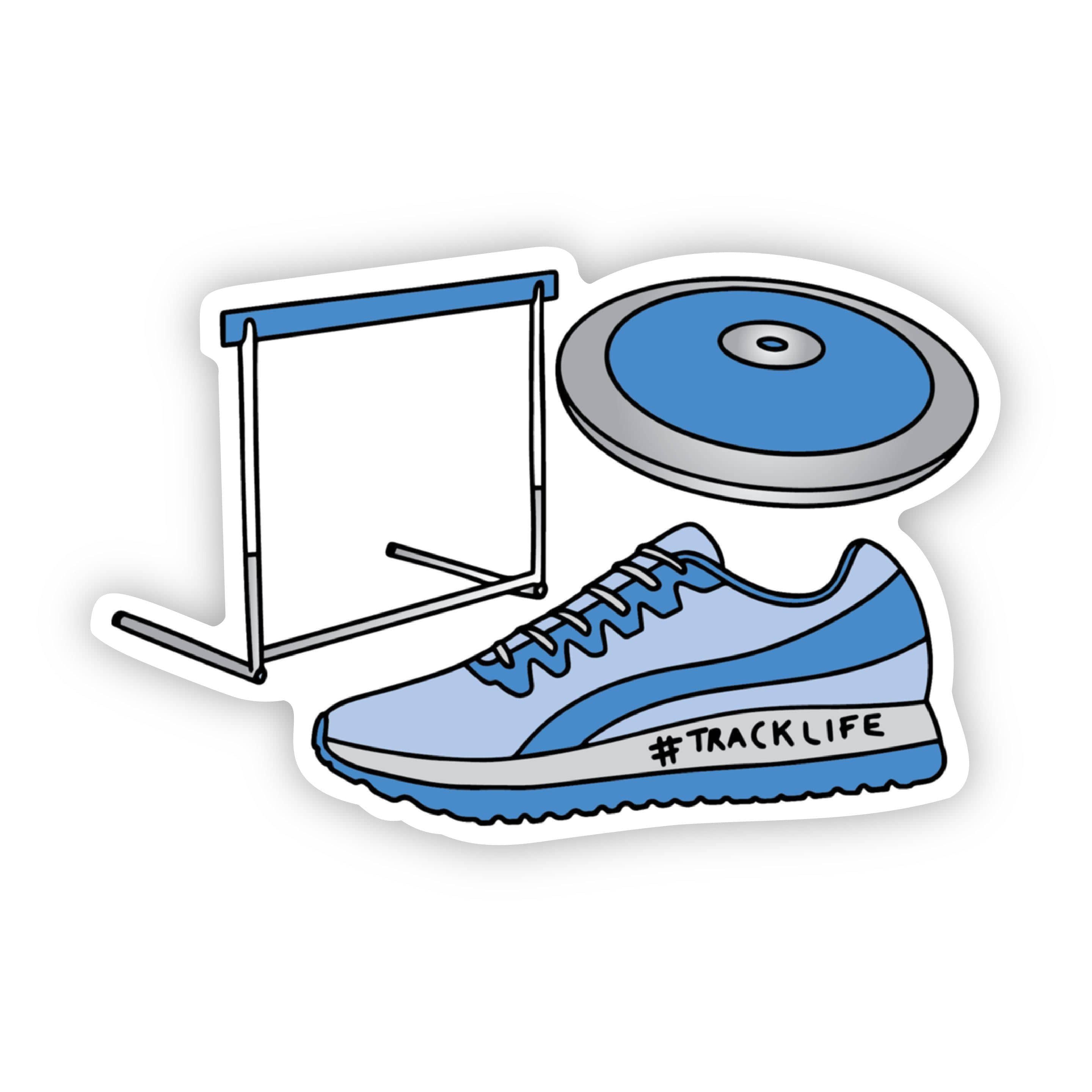  Track and Field Blue Sticker、mySite、elrpsem3k