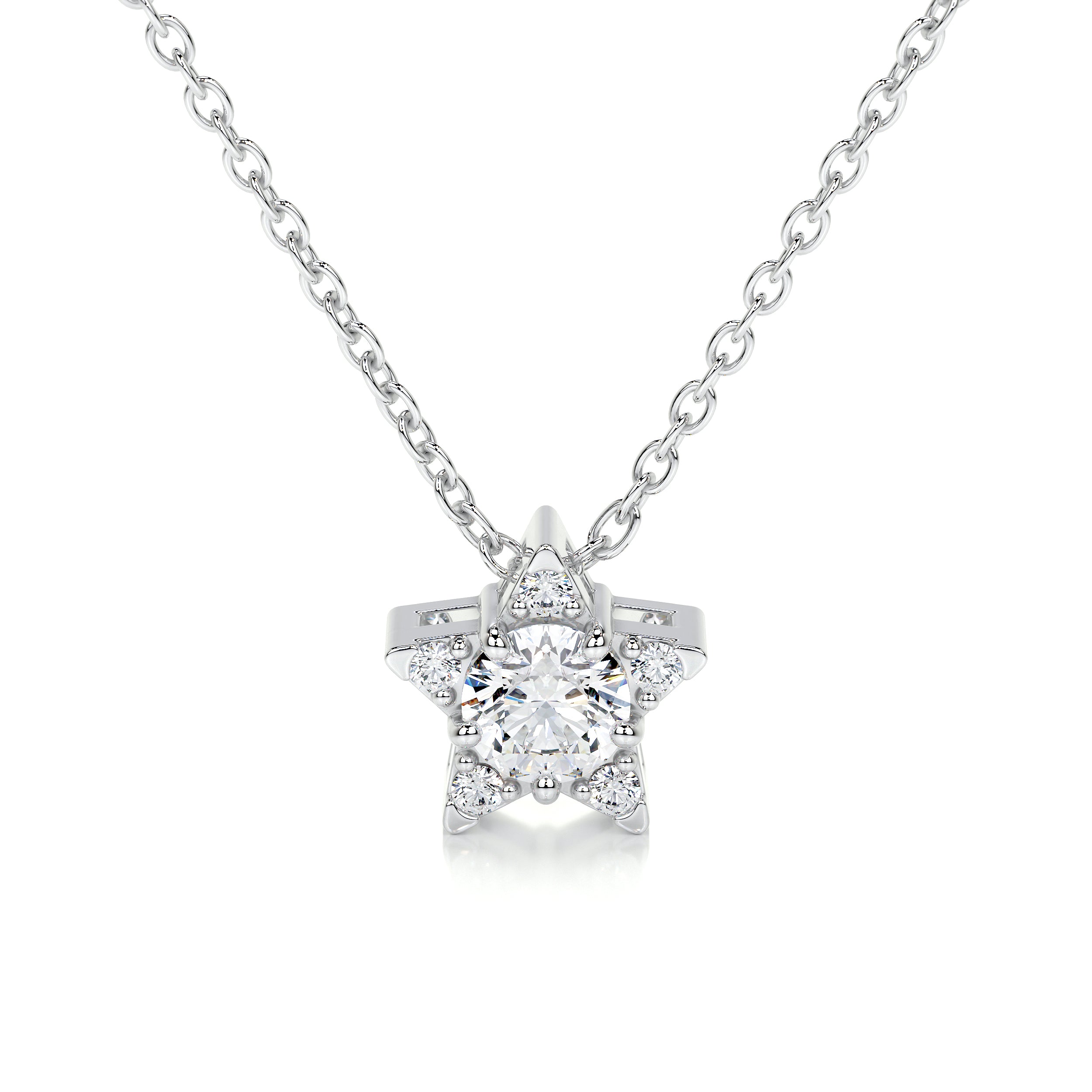 Robbie Diamond Pendant (0.30 Carat) -14K White Gold、mySite、hinf8tx79