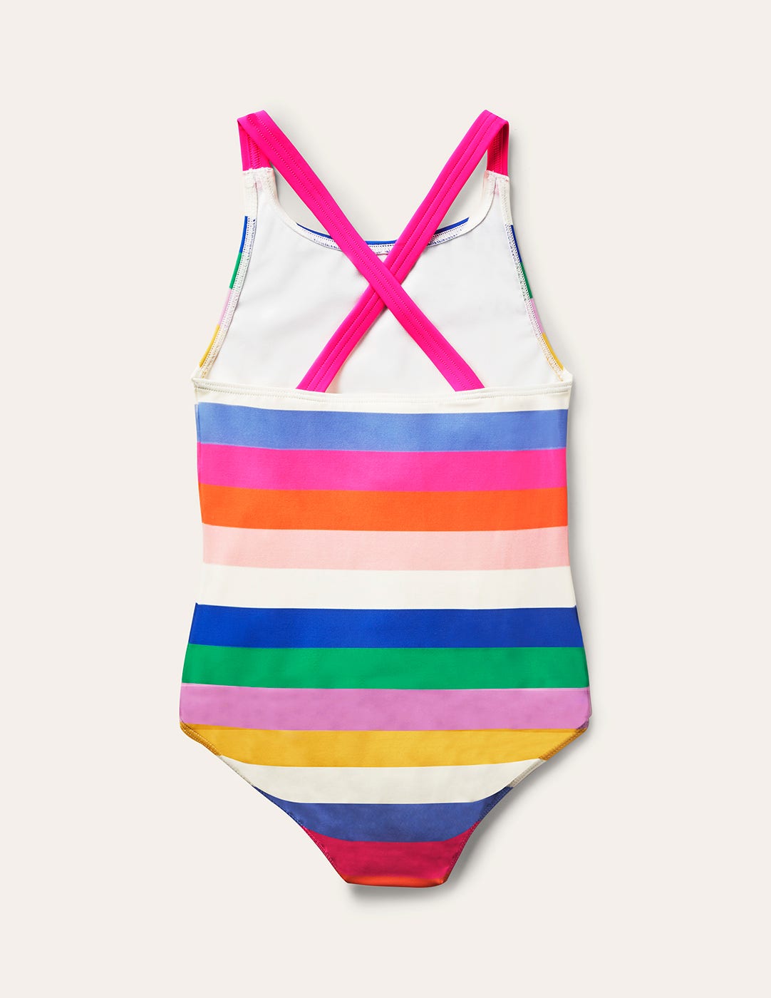  Cross-back Printed Swimsuit-Rainbow Multi、mySite、ashleygrahame