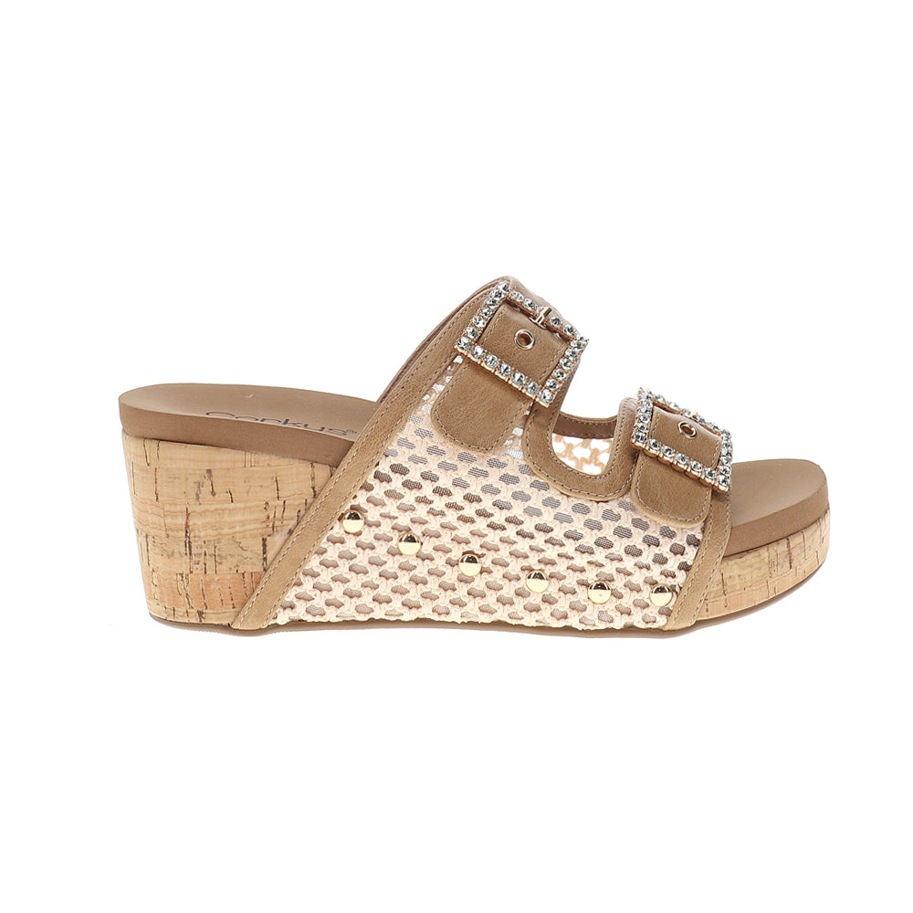 Main Squeeze Studded Wedge Sandals、mySite、gtrtttuynbv