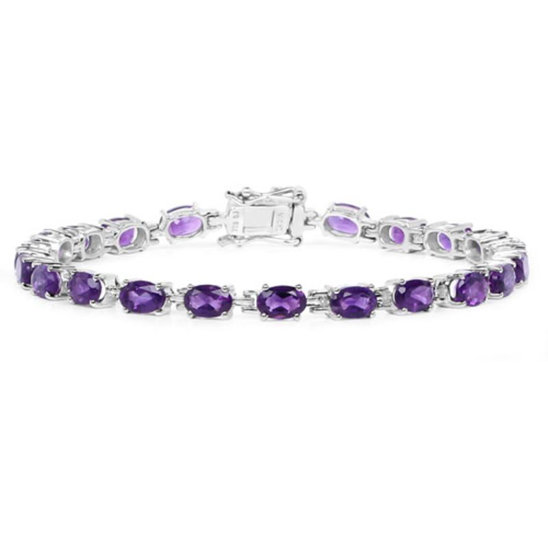 Gemstone Bracelets in Sterling Silver-Amethyst, Sapphire, Peridot and MORE!、mySite、g9winljtr